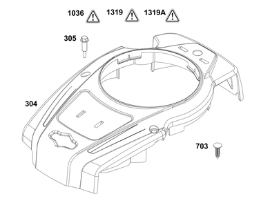 Blower Housing Group Diagram and Parts List for 123P02-0008-H5 100000 - 19Z999 Briggs and Stratton Engine
